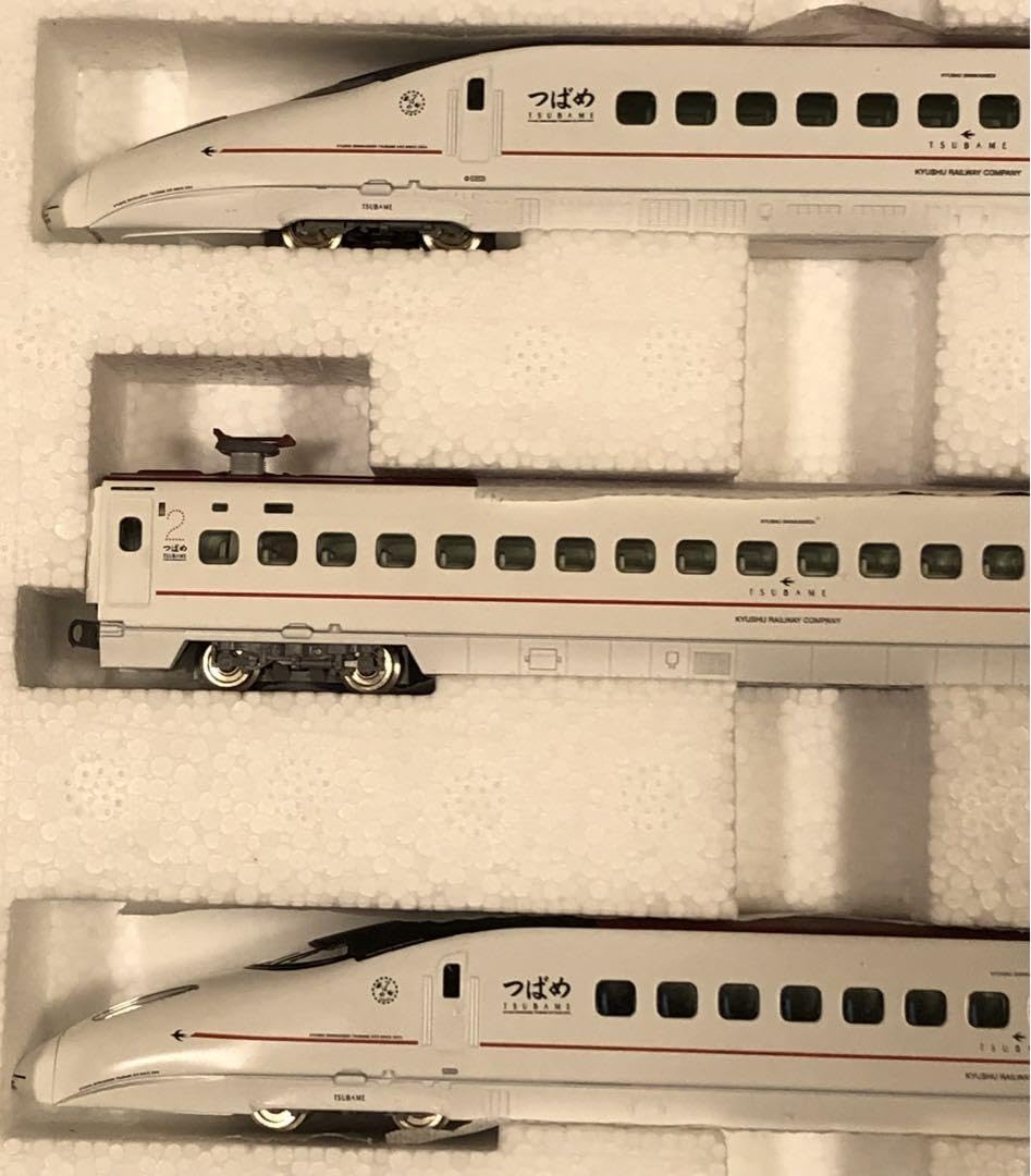 26 Nゲージ 九州新幹線800系つばめ 6両セット 室内灯付 【即購入可