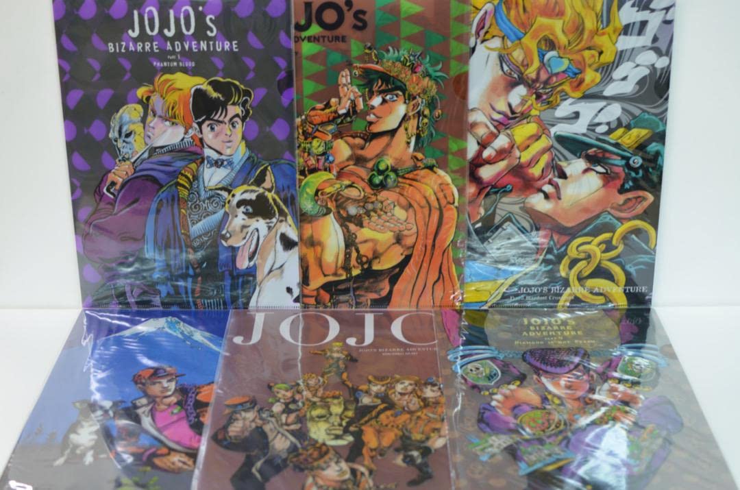 レア 荒木飛呂彦原画展 2012年 ジョジョ展限定 クリアファイル セット