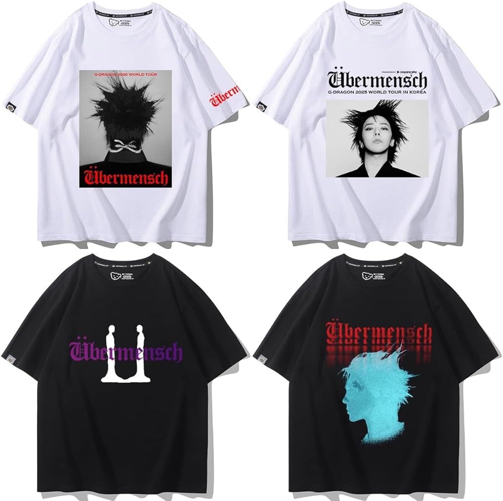 G-DRAGON ジヨンÜBERMENSCH Tシャツブラック