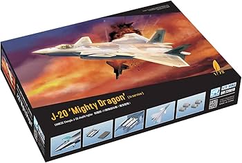 Amazon | ドリームモデル 1/72 中国空軍 J-20戦闘機 プラモデル DM7210