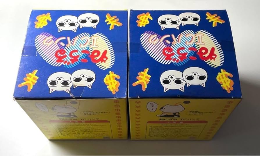 ねこぢる icバンク ソフビ 貯金箱 2体セット 大和堂 ねこぢるうどん