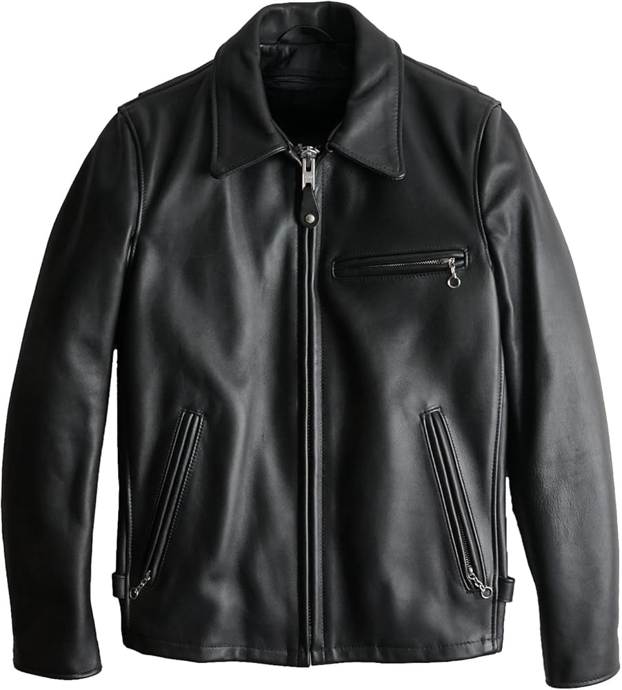 schott ショット シングルライダース襟付き 36 レザージャケット USA