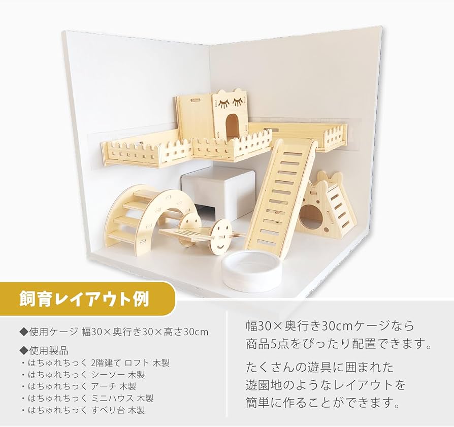 Amazon | 両爬工房 はちゅれちっく 遊び場 5点セット 遊具 遊び道具