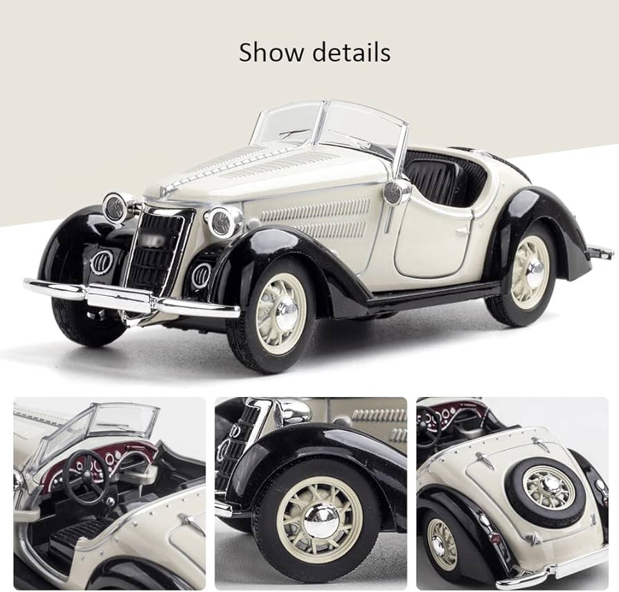 Amazon.co.jp: レトロモデルカー1/32スケールカーモデルキット W25K