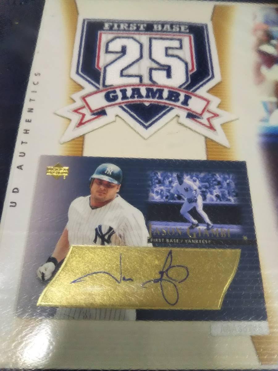 ジェイソンジアンビ直筆サインカード