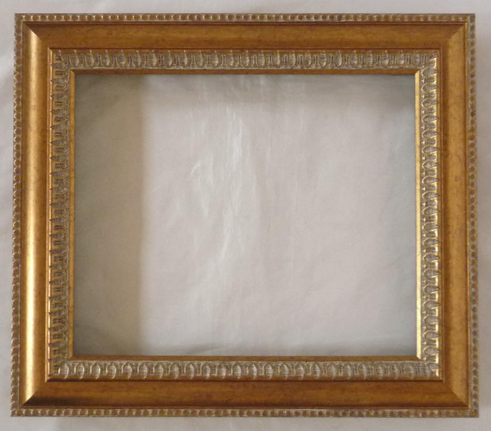 油絵用アンティーク風額縁ガラス製パネル金ゴールド豪華