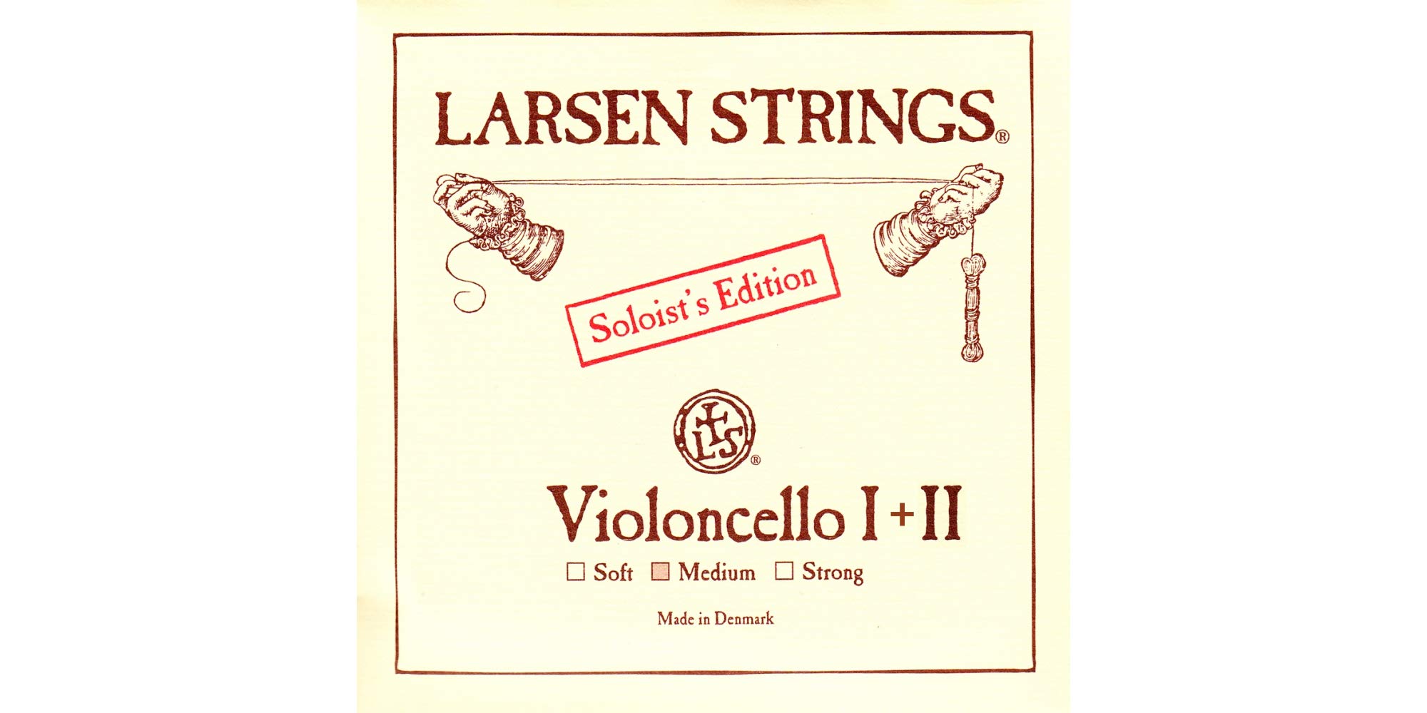 Amazon.com: Larsen 4/4 Cello Soloist A and D Combo Pack Medium