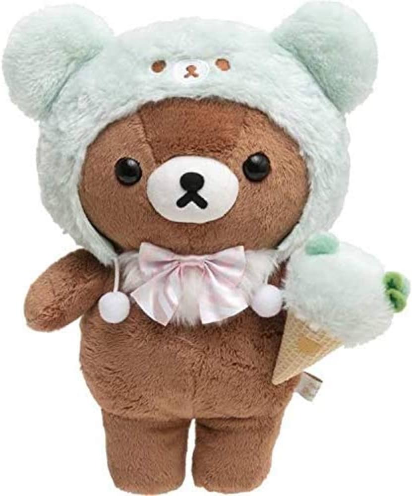 Amazon.co.jp: リラックマ ハッピーアイスクリーム ぬいぐるみ M