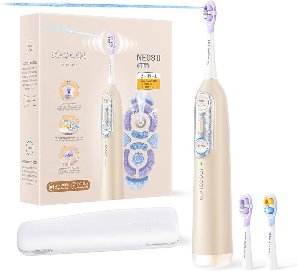 Amazon.com: Soocas NEOS II Ultra – Electric Toothbrush with Water