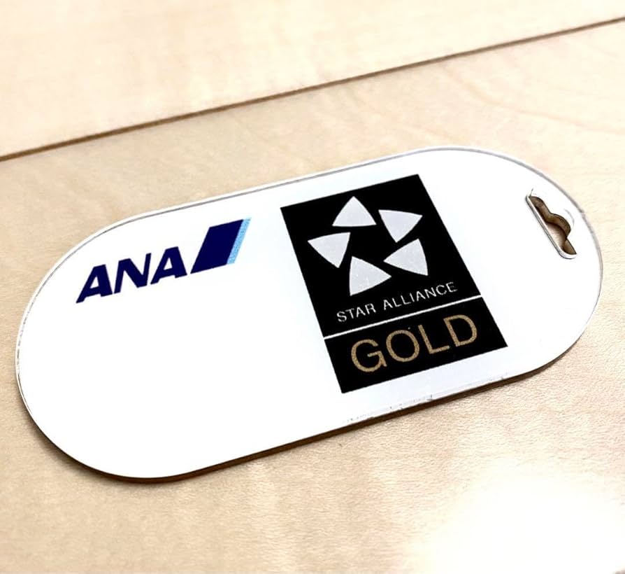 ANA CREW ゴールドタグ 2個セット