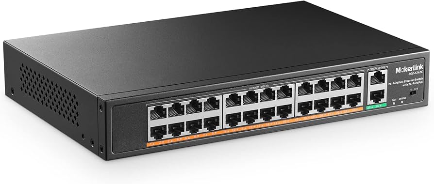 Amazon.com: MokerLink 24 Port PoE Switch with 2 Gigabit Uplink