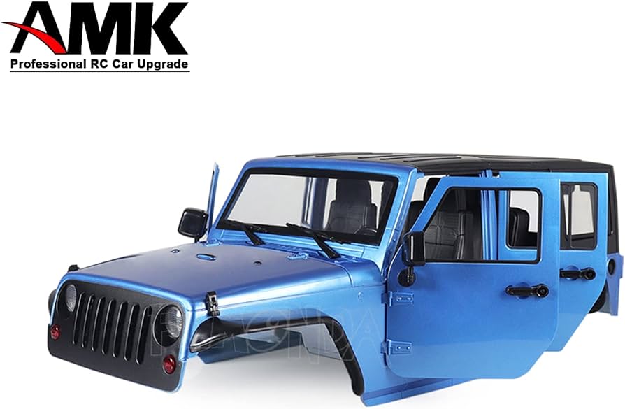Amazon | 313mm RCクローラーボディ 4ドアホイールベース ジープ