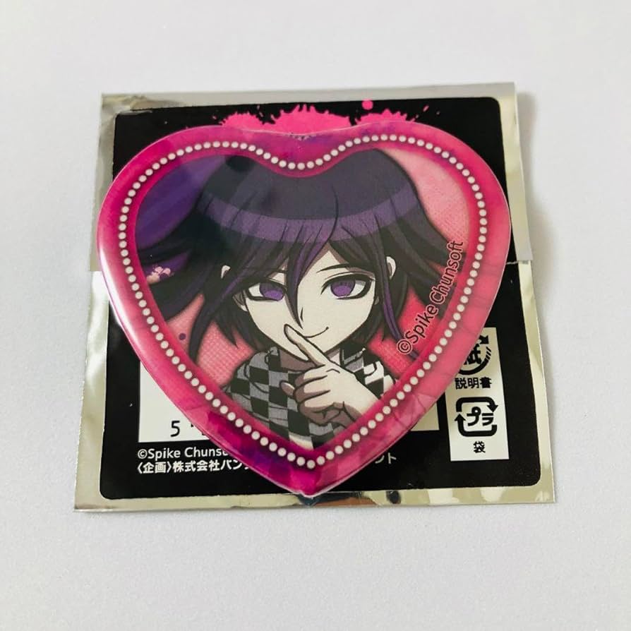 テレ顔ハート缶バッジ 十神 白夜 ダンガンロンパ テレ顔ハート缶バッジ