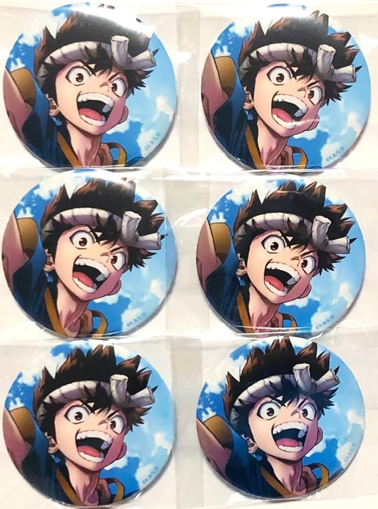 Amazon.co.jp: Dr.STONE クロム 欲張り上映 缶バッジ ドクターストーン