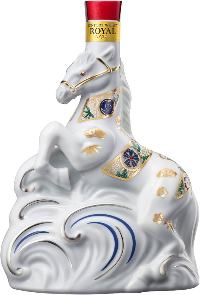 サクソフォン型ウイスキーボトル 600ml 43% 空瓶 SUNTORY サントリー