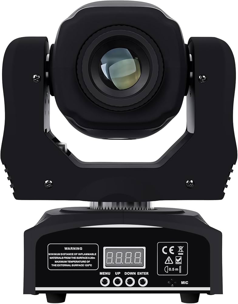 Amazon.com: DJCLUB Stage Lights LED Mini Moving Head DJ Light Lyre