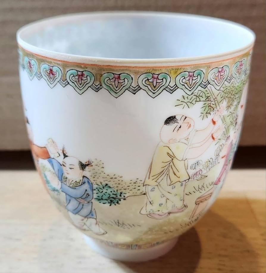 Amazon.co.jp: 中国 茶器 景徳鎮 薄胎磁 湯呑 酒杯 酒器 : ホーム