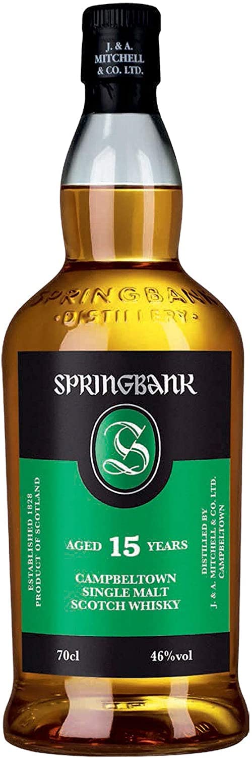 スプリングバンク15年ダンビーボトル木箱入り