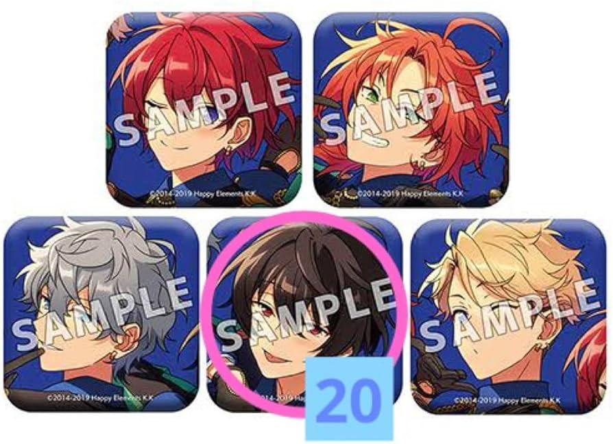 20点セット】あんスタ TRIP 朱桜 司 スクエア 缶バッジ アルバム 朱桜司