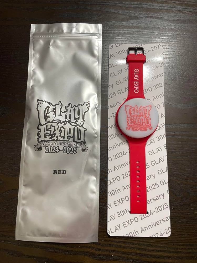 Amazon.co.jp: GLAY EXPO 2024-2025 LEDリストバンド RED : スポーツ