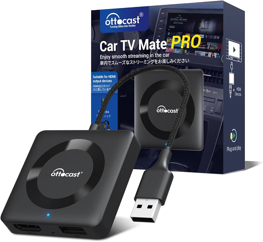 Amazon.co.jp: 【公式】OTTOCAST オットキャスト 2024 新型 Car TV