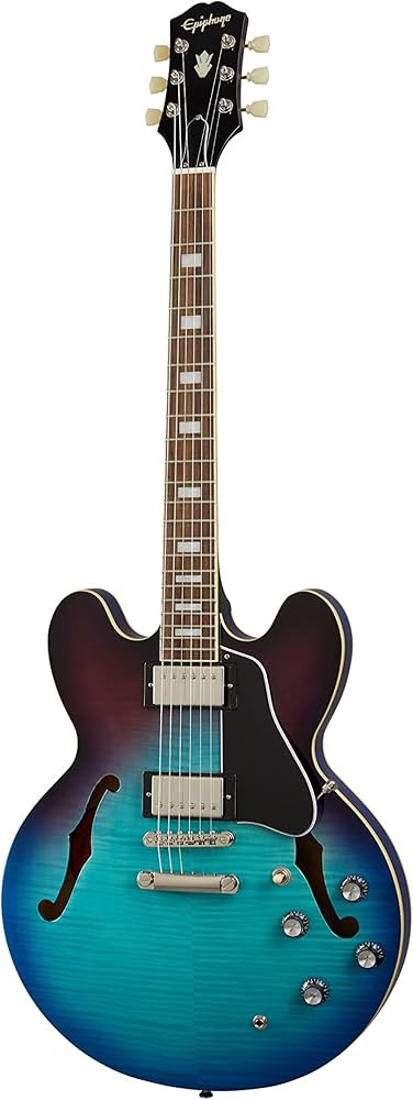 Amazon | Epiphone ES-335 Figured BB セミアコギター ブルーベリー