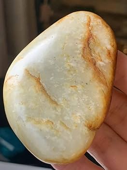 Amazon.co.jp: 清時代和田玉ホータン玉原石置物極細工翡翠彫刻古擺件