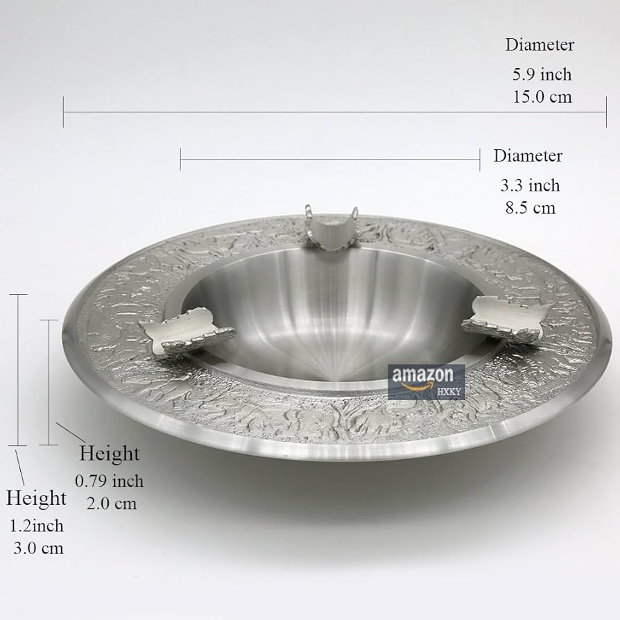 Amazon.co.jp: Oriental Pewter灰皿 錫製品 【錫97%以上】 伝統工芸