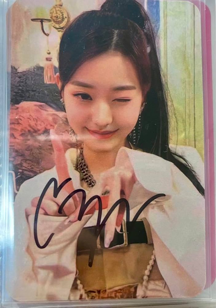 IVE ウォニョン 直筆サイン入 トレカ ive I've ウォニョン サイン入り