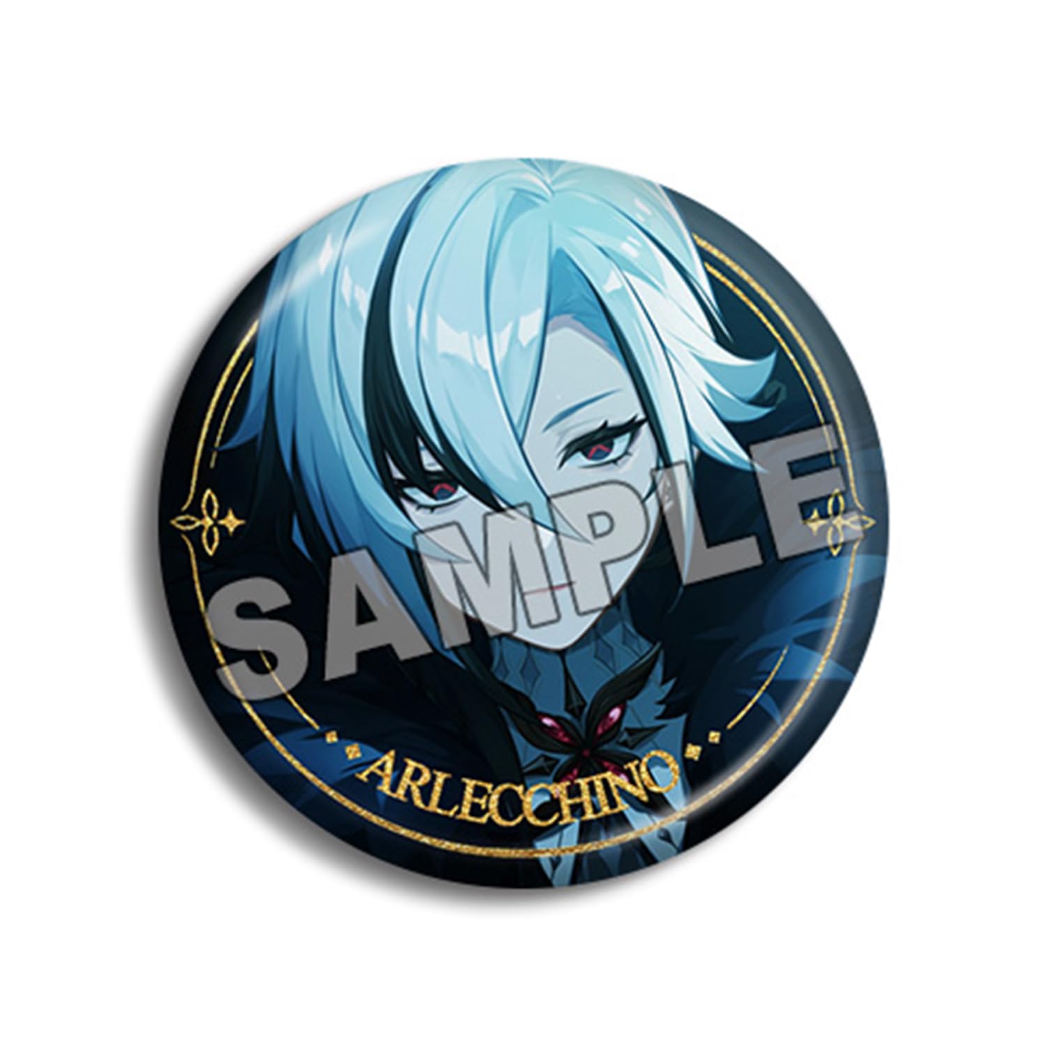 Amazon.co.jp: 原神 バッジ 召使 アルレッキーノ 少女 コロンビーナ