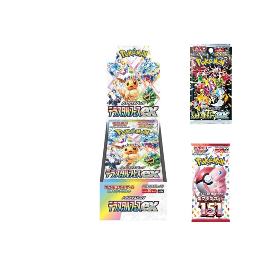 テラスタルフェスex 未開封 シュリンク付き 公式 3BOX テラスタル