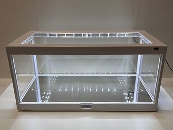 ☆1/18 メルセデス 仕様LED照明付ディスプレイケース 【半艶ブラック