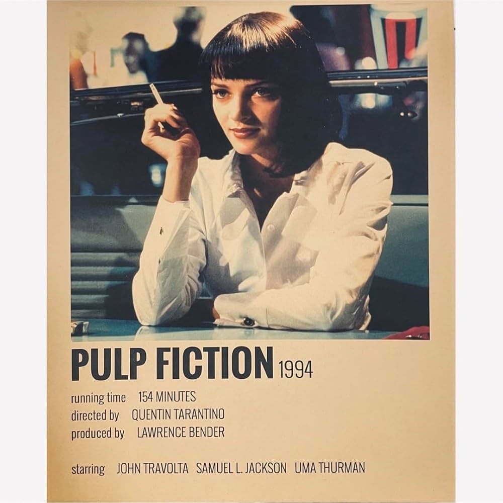 Pulp Fiction パルプフィクション ポスター 60×91.5 Amazon.co.jp