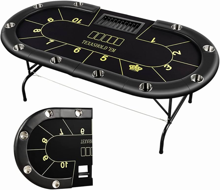Barrington プレミアムポーカーテーブル 10人用 折り畳み Barrington