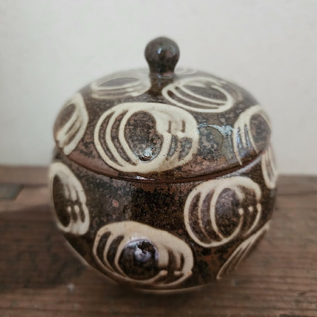 仁王窯】壺屋焼 やちむん タラフー 大型タラフー 蓋物 蓋壺 甕 【公式