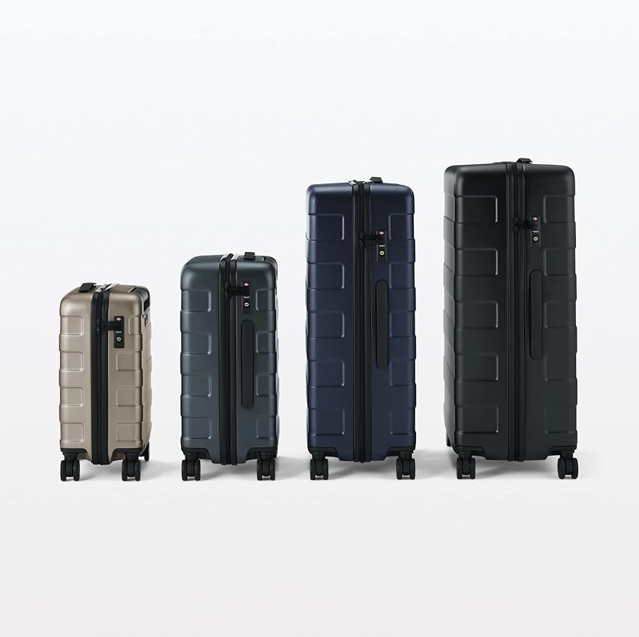 Amazon | 無印良品 キャリーケース(36L) バーを自由に調節できる