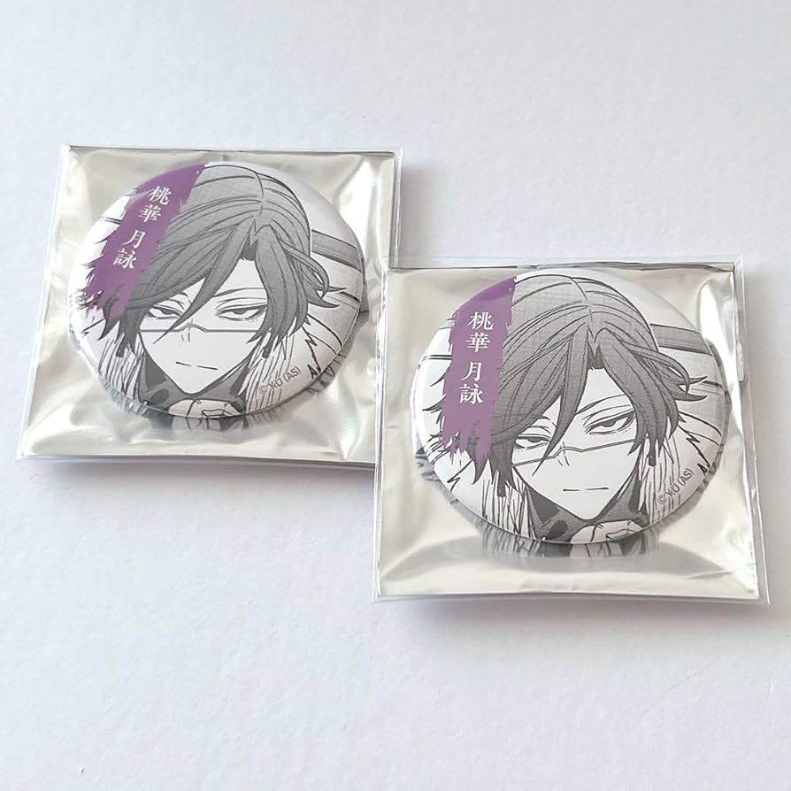 桃華月詠 TSUTAYA 缶バッジ 原作絵 桃源暗鬼 Amazon.co.jp: 桃華月詠