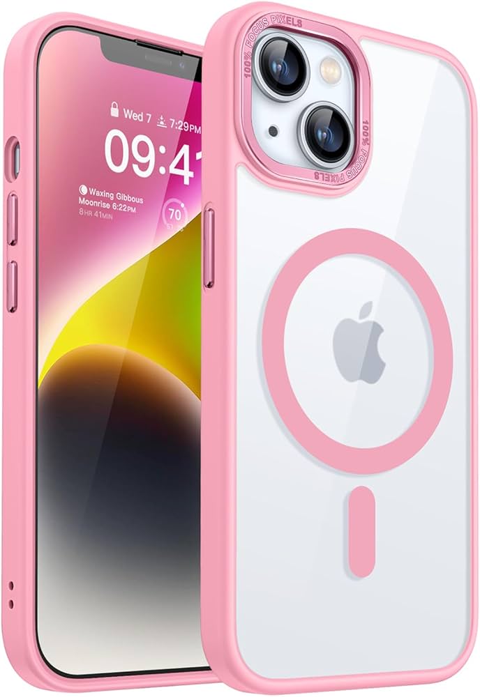 Apple iPhone 13 ピンク MagSafeケース付き Amazon.com: FELONY CASE