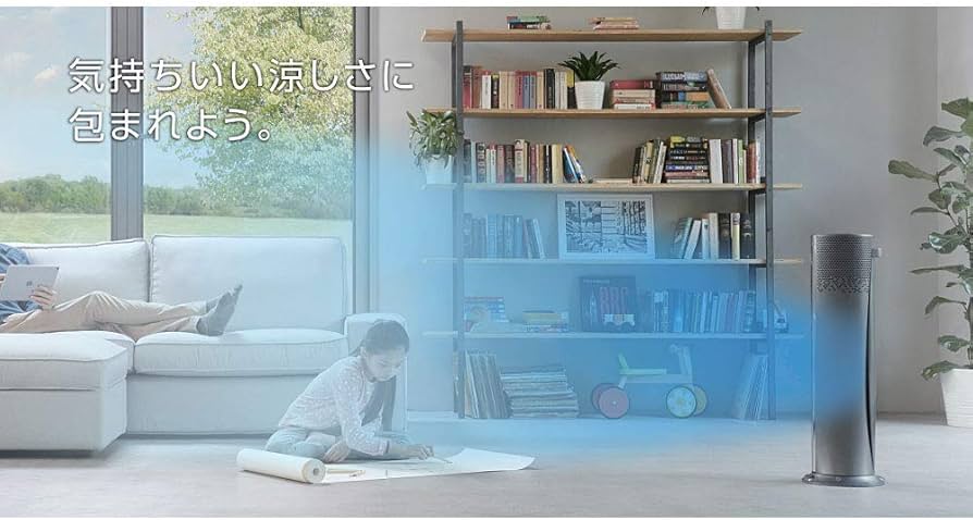 Amazon | デロンギ(DeLonghi) 空気清浄機能付き スリムファン 夏冬兼用