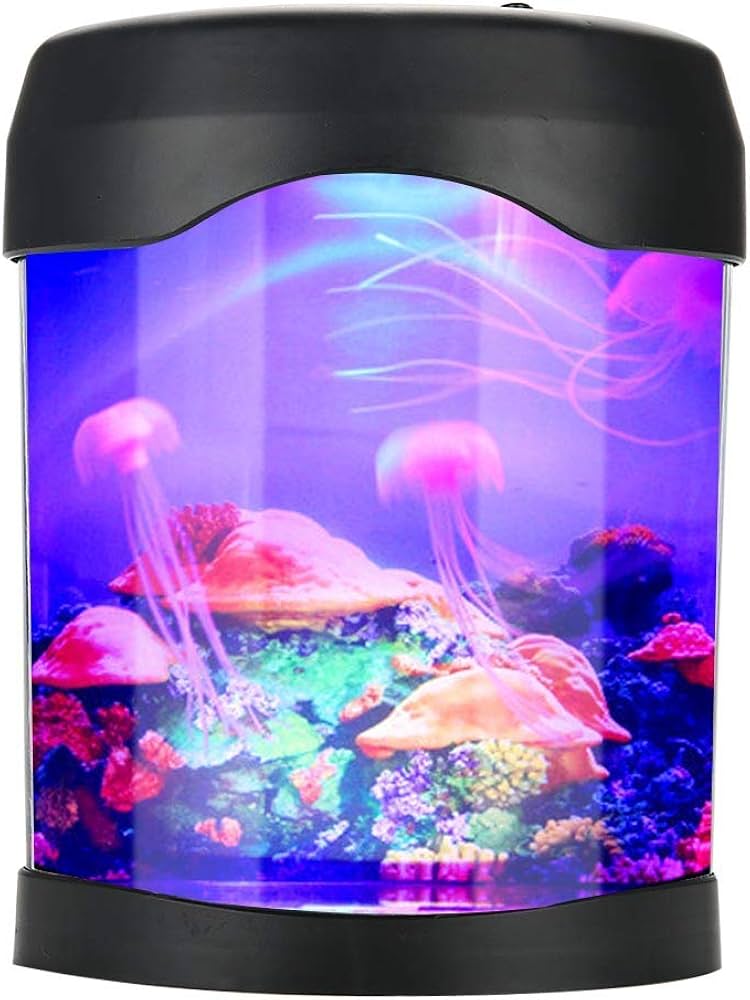 Amazon | デスクミニ水族館、USBカラーライトアクアリウム、デスクミニ