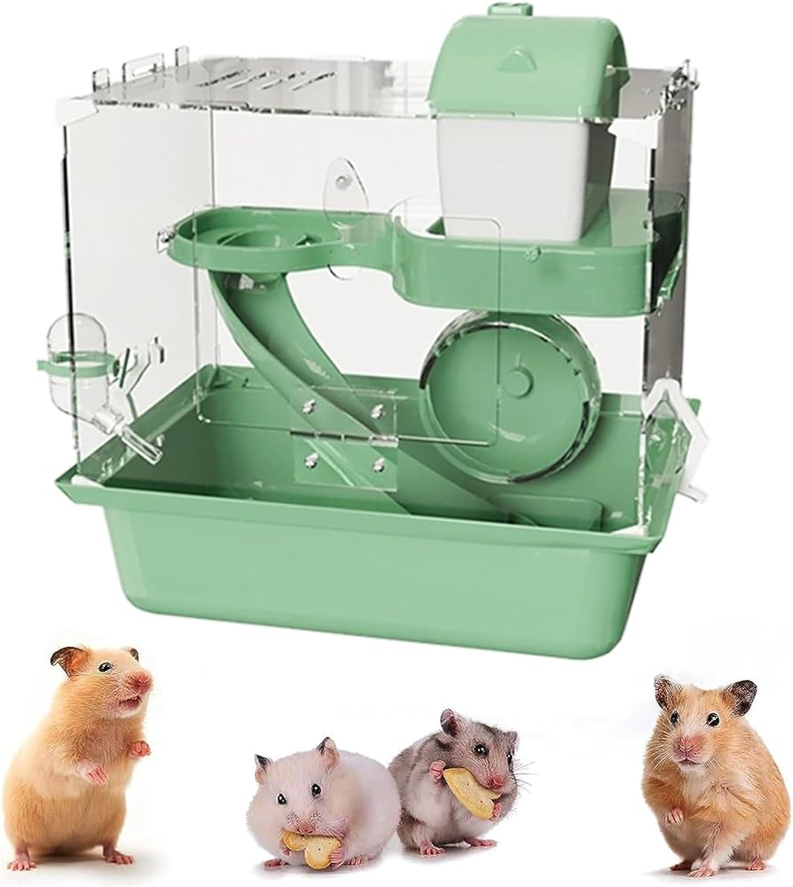 Amazon | ハムスター用ケージ 脱出にくい グランスペース 組立簡単