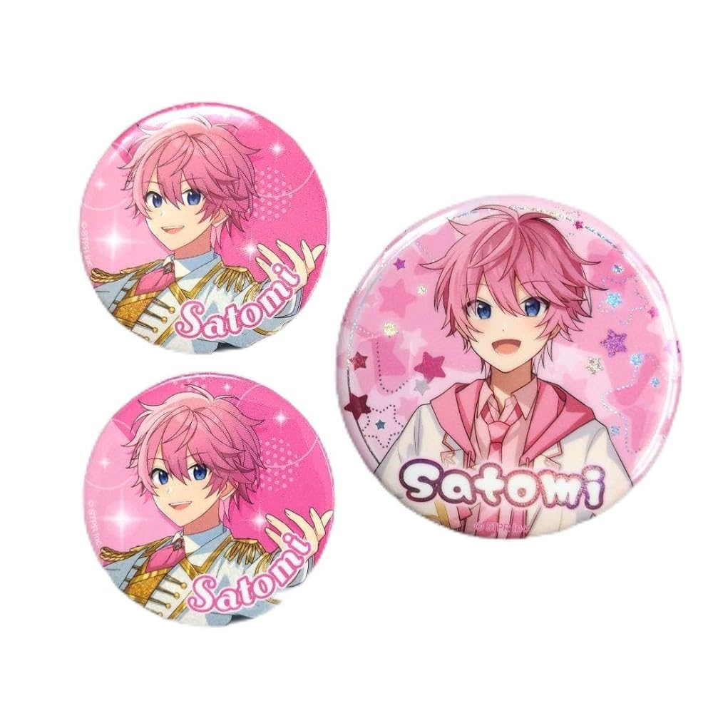 すとぷり さとみ 缶バッチ 2021 newyear デフォ にゅーいやー すとぷり