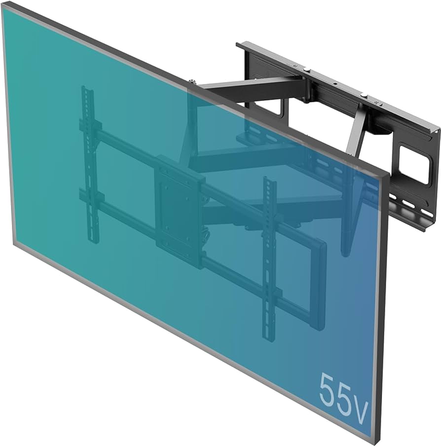 Amazon | イーサプライ 壁掛けテレビ金具 アーム 可動式 42～100インチ