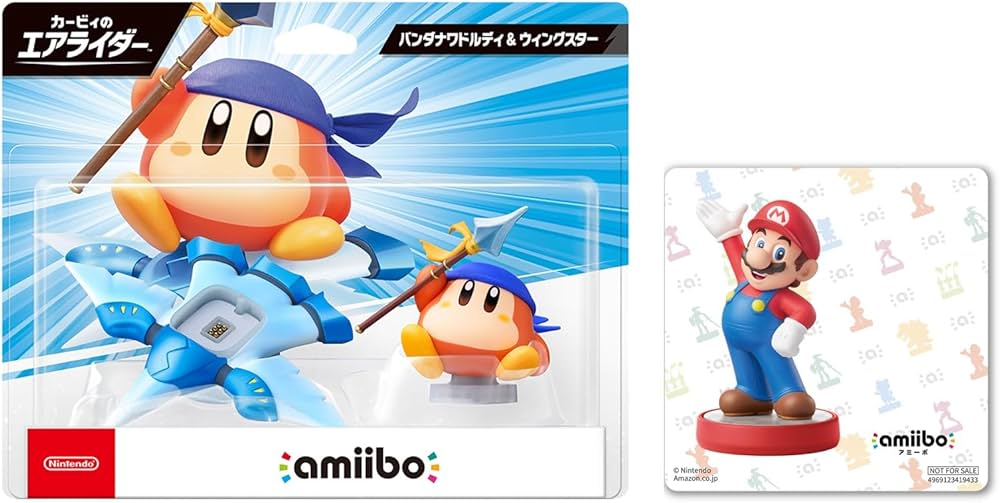 Amazon | amiibo バンダナワドルディ&ウィングスター(カービィのエア
