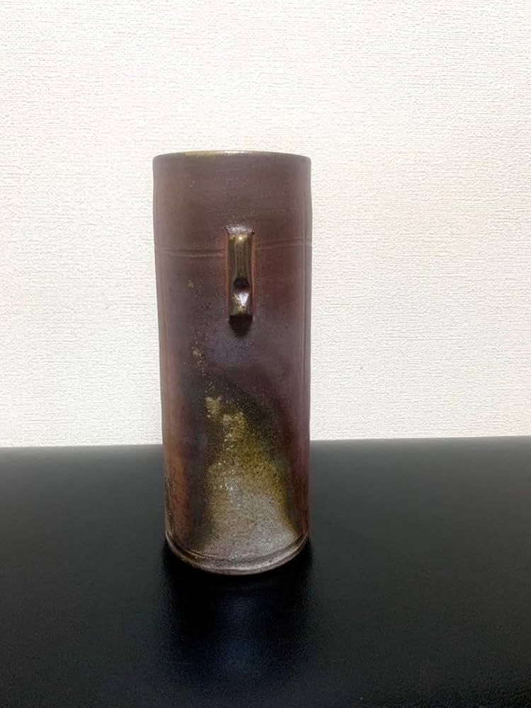 備前焼】【木村長十郎友敬】作 木村友敬 木村純雄 花瓶 花器 壺 花入