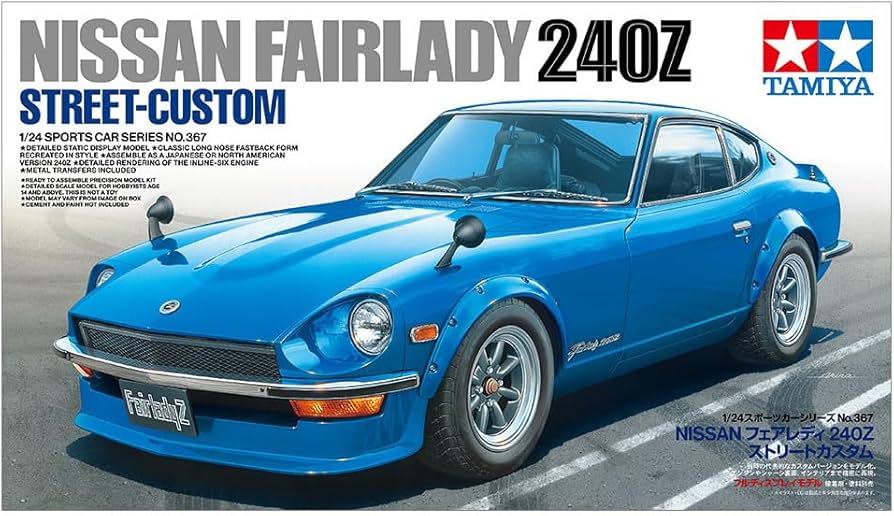 Amazon.com: TAMIYA 1/24 Nissan Fairlady 240Z Street-Custom