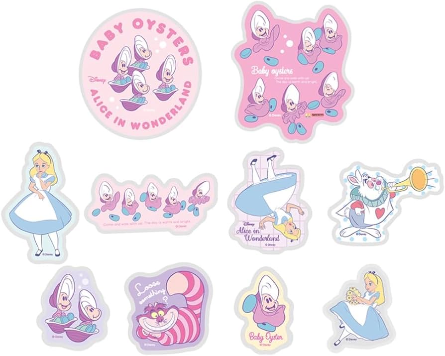 Amazon | サンスター文具 ディズニー シール ステッカー ふしぎの国の