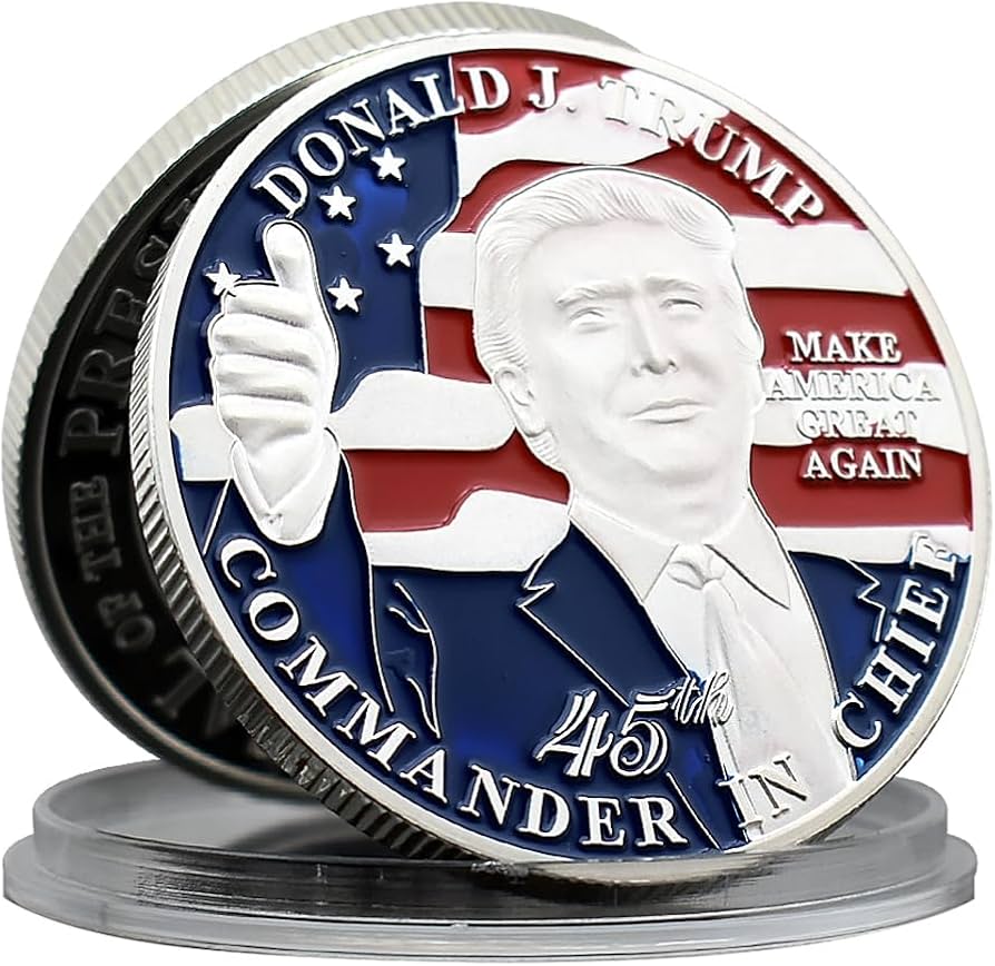 Amazon.co.jp: ドナルド・トランプ記念コインメタルメダル 第47代