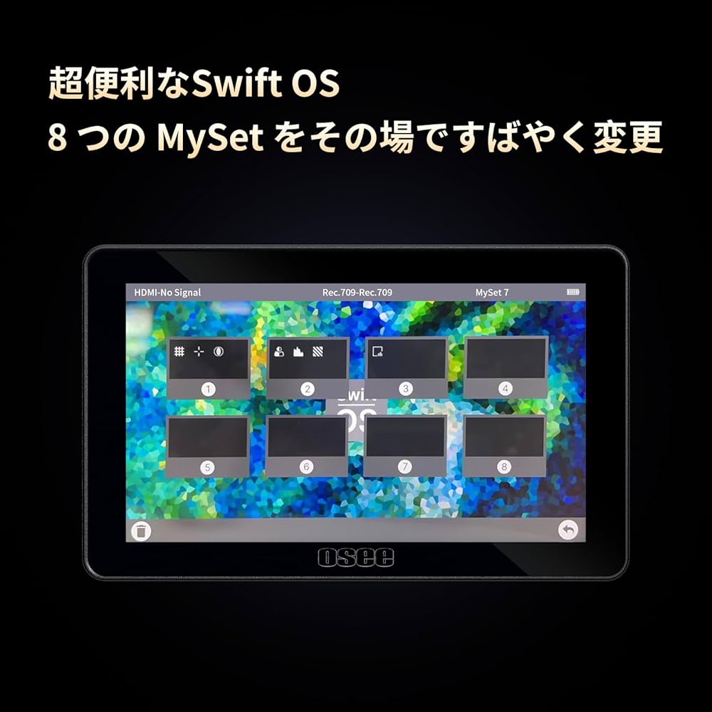 Amazon | OSEE Lilmon 5 カメラ モニター 5.5インチ タッチスクリーン