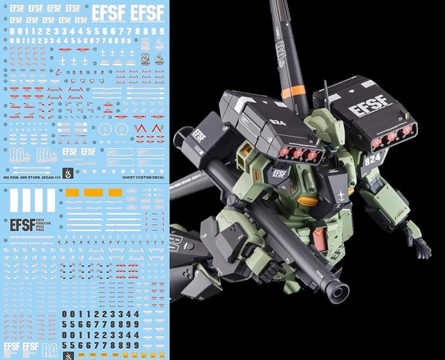 Amazon | ［MG 1：100］RGM-89S スタークジェガン用 水転写式デカール